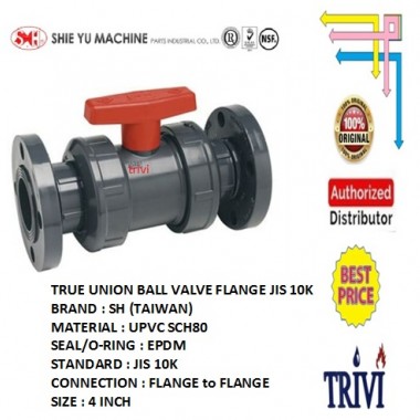ball valve flange ansi 150 pvc duraflow 4 Inch,true union upvc SH