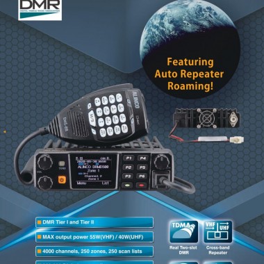 Alinco DR-MD500 VHF/UHF DMR Dual Band Transceiver