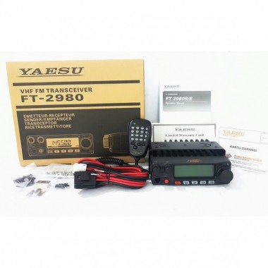 YAESU FT-2980R 80Watt Heavy-Duty 144MHz VHF FM Transceiver