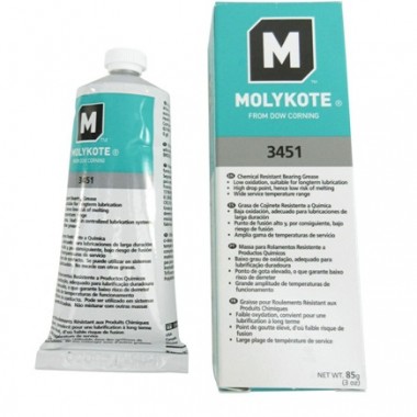 molycote 3451 chemical resistant bearing grease, molykote Fluoro silkon