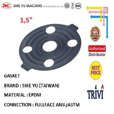 packing gasket rubber EPDM flange fullface ansi SH 11/2 inches karet