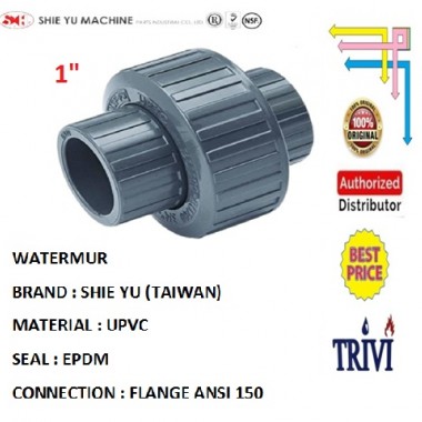 fitting pipa Watermur pvc,union adaptor socket sch 80 upvc SH 1 inch