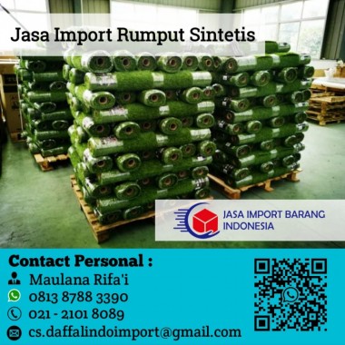 Jasa Import Rumput Sintetis | Jasa Import Borongan | 0813 8788 3390