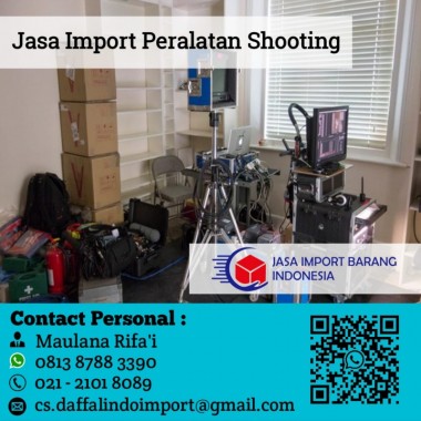Jasa Import Peralatan Shooting | Jasa Import Resmi | 0813 8788 3390