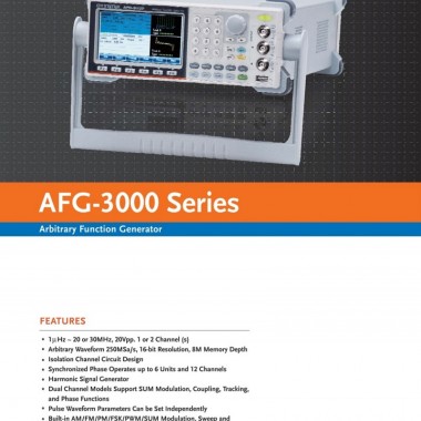 GW Instek AFG-3031 30MHz Single Channel Arbitrary Function Generator