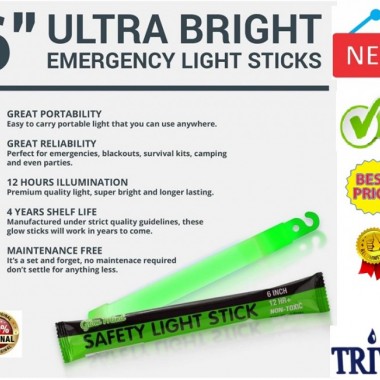 safety snap light 6 inch up stick 12 hour glow mind,cahaya darurat