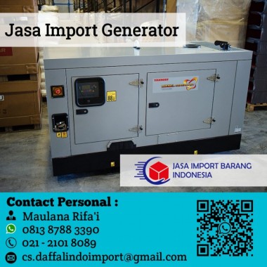 Jasa Import Generator - Jasa Import Door to Door - 0813 8788 3390