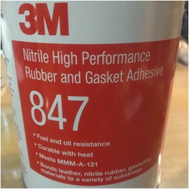 3M 847 Rubber & gasket nitrile high performance 946 ml