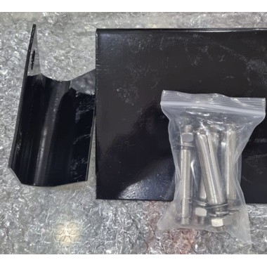 Wall bracket braket klem clamp,gantungan eyewash dinding