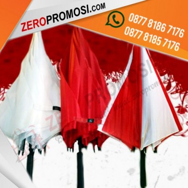 Souvenir Payung Promosi Merah Putih 17 Agustus Custom Model