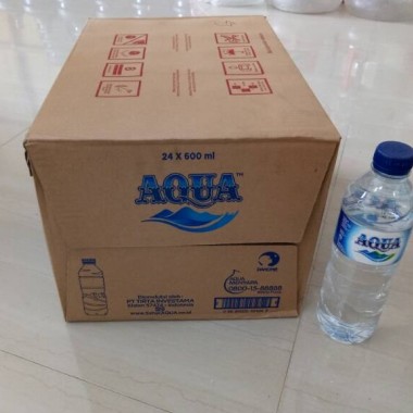 Aqua 600ml Rp. 37.000 Dus Isi 24 Botol Siap Kirim Di Seluruh Indonesia