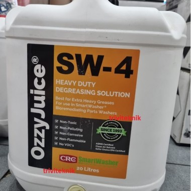ozzy Juice SW 4 degreasing solution crc 14148 smartwasher,pembersih oli