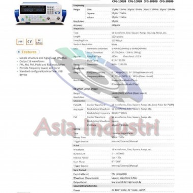 CyberTech CFG-1003B 3MHz Function Generator
