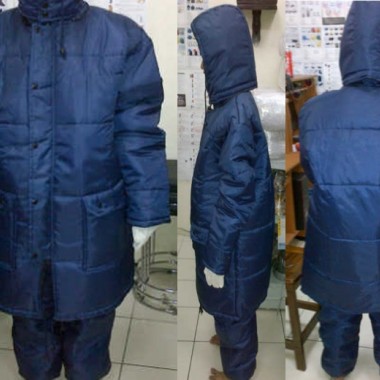 jaket baju celana dingin mantel pakaian,jacket cold storage room 1 set