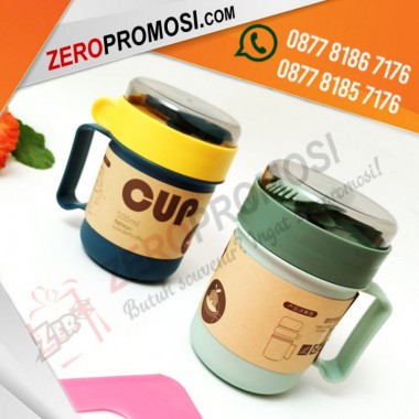 Merchandise Alat Makan Cup Food Jar Mug Wilton 500ml
