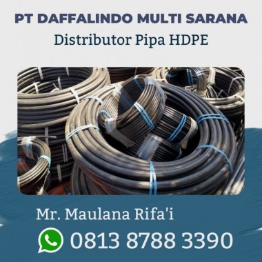 Pipa HDPE 1 1/2 Inch PN16 - Pipa Air Bersih @100meter/roll