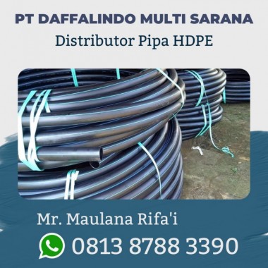 Pipa HDPE 2 1/2 Inch PN16 - Pipa Air Bersih @50meter/roll