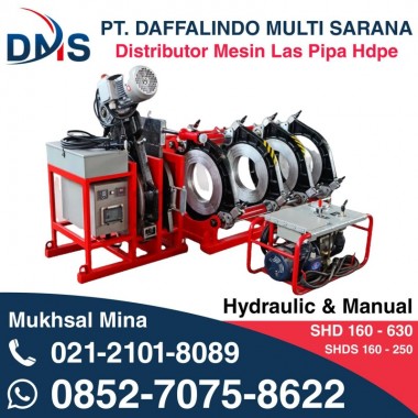 Mesin Las Pipa Hdpe manual 250m | Distributor mesin Las Pipa Murah
