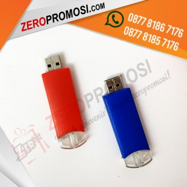 Souvenir USB Flashdisk Plastik Putar Custom Promosi - FDPL36