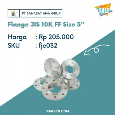 Flange JIS 10K FF Size 5"