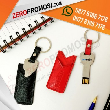 Promosi USB Metal Key + Pouch Kulit Kode FDLT26 Custom