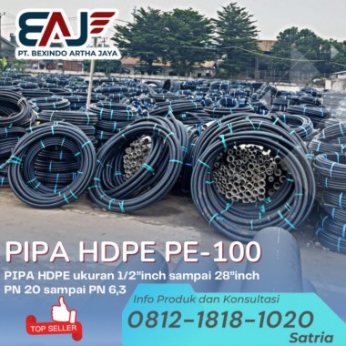 Pipa Hdpe 2,5 Inch ( 75mm ) - Pipa Hdpe Rucika Gulungan