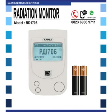 Jual Portable Radiation Detector RD-1706 || Radiation Monitor, Ready Stock Radiasi Detektor