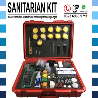 Sanitarian Kit - Sanpus SP-09 || Sanitarian Test Kit, Jual Sanitarian Kit Sanpus SP-09,