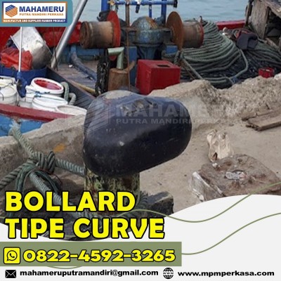 Bollard Curve/Harbour 50T - Bollard Dermaga Tipe Curve Kapasitas 50 T di Palembang