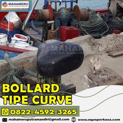 Bollard Curve/Harbour 50T - Bollard Dermaga Tipe Curve Kapasitas 50 T di Palembang
