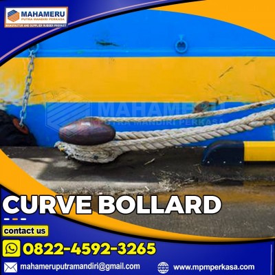 Bollard Curve 50 Ton - Bollard Dermaga Tipe Curve Kapasitas 50 Ton di Makasar