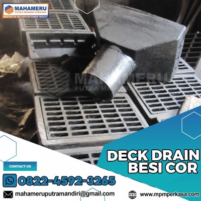 Deck Drain Cast Iron – Saringan Air Jalan Flyover di Gresik