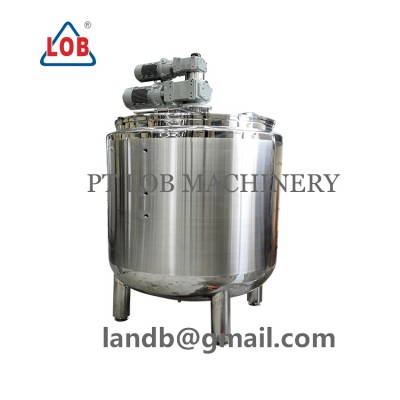 Mixing tank dengan Homogenizer kapasitas 100L PT. LOB Machinery Jaya