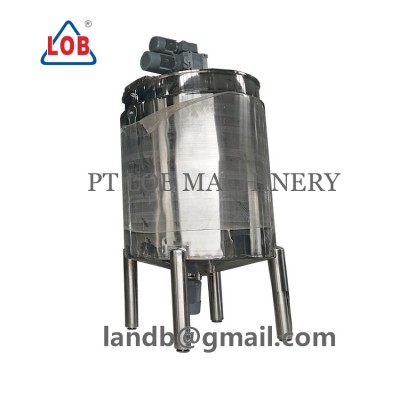 Mixing tank untuk produksi mayonise PT. LOB Machinery Jaya