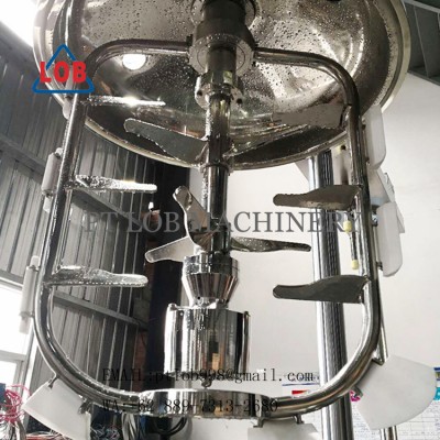 Mixing Tank Mixer mesin produksi Cream Lotion 200L PT. LOB Machinery Jaya