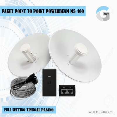 Paket Point to Point Power Beam PBE-M5-400 Full setting