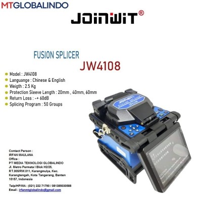 Fusion Splicer joinwit JW4108 termurah dan bergaransi