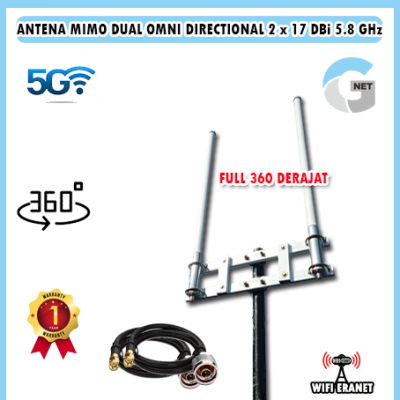 antena wifi Gnet dual directional 2x17 DBi 5.8 GHz