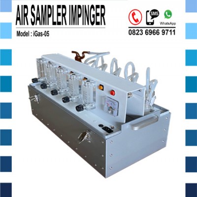 JUAL GAS SAMPLER IMPINGER iGas-05 || AIR SAMPLER IMPINGER | AMBIENT GAS SAMPLER IMPINGER iGas-05