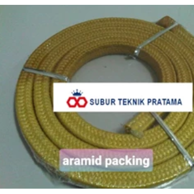 Aramid Fiber Gland Packing Kevlar Subur Teknik Pratama