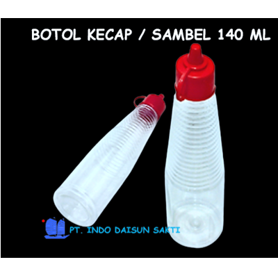BOTOL KECAP / SAMBEL 140 ml PT. Indo Daisun Sakti