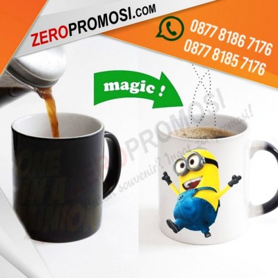 Magic Mug Custom Mug Bunglon Mug Ajaib Kualitas Premium