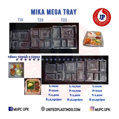 MIKA MEGA TRAY / MIKA SEKAT PT. MITRA UNIT PLASTINDO CEMERLANG