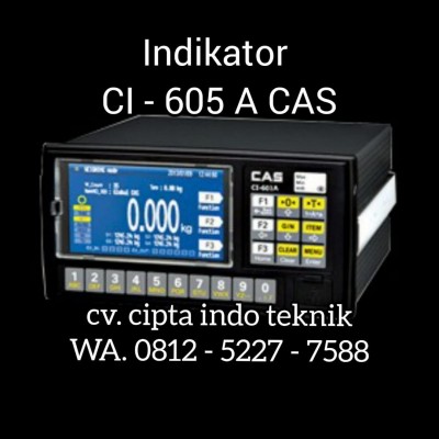 Indikator Timbangan CAS CI 605 A