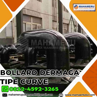 Bollard Curved - Bollard Dermaga Tipe Curve - Harbour Bollard Murah di Indonesia