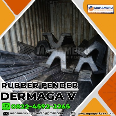 Rubber Fender Tipe V - Karet Dermaga Tipe V Murah di Indonesia