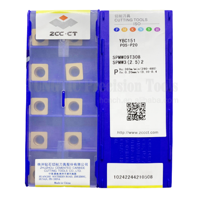 ZCC-CT SPMW 09T308 YBC151 insert milling