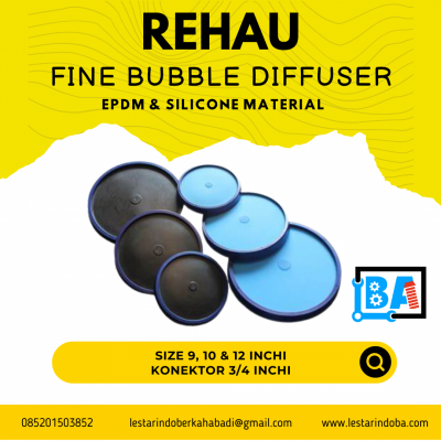 Fine Bubble Disk Diffuser 9 Inchi IPAL WWTP Di Jember