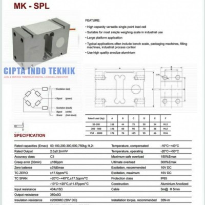 Load cell MK SPL Merk MK Cells