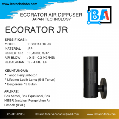 Ecorator Jr Air Diffuser IPAL WWTP Di Bandung